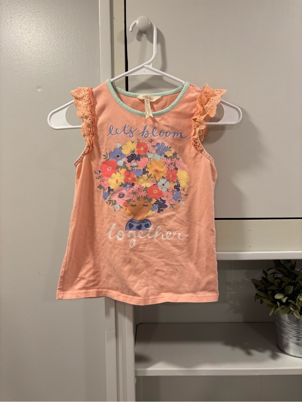Matilda Jane 'Let's Bloom Together' Ruffle Sleeve Tank Top